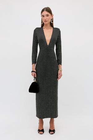 Amalia - Crystal Embellishment Black