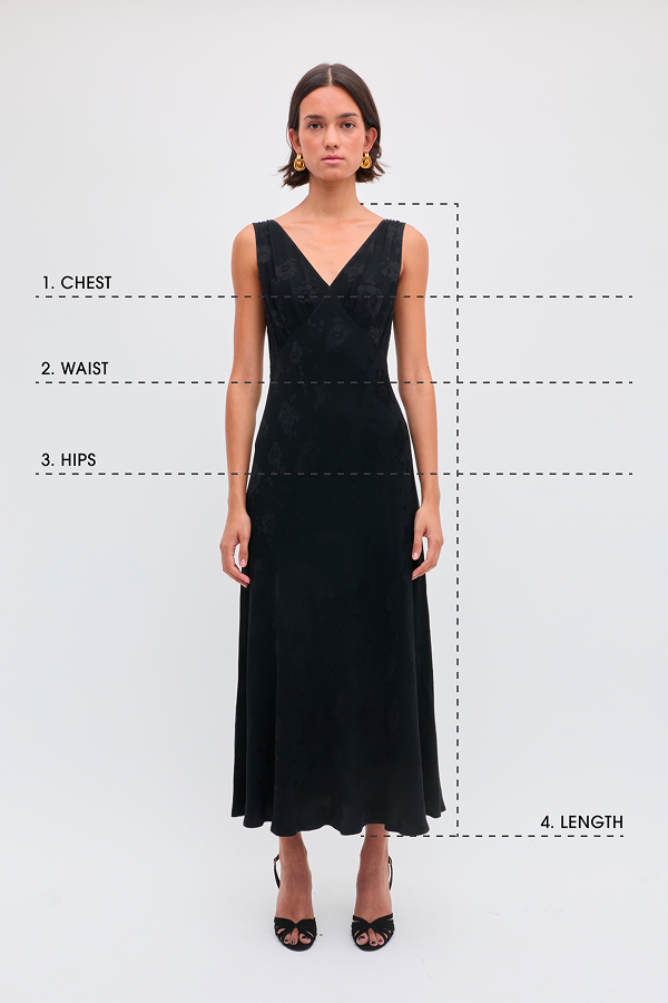 Dresses measurement instructions